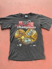 Vintage Salem Sportswear Chicago Bulls World Champions T-Shirt Medium Black fade