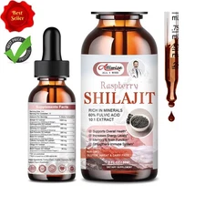 2 fl oz Organic Himalayan Shilajit Natural Pure Extremely Potent, Fulvic Acid US