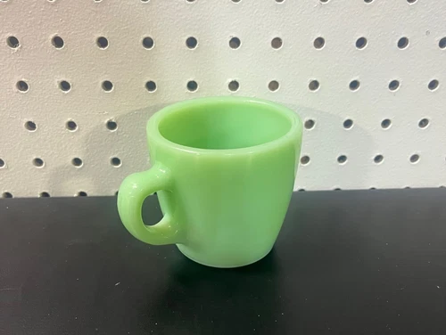 Fire King Jadeite C-Handle Coffee Mug