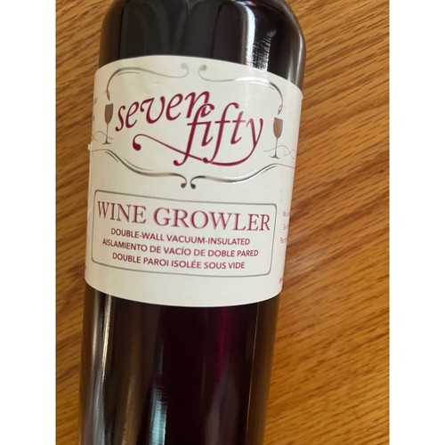 Seven Fifty Wine Growler 750ml Double Wall Vacuum Insulated Stainless Steel New - 第 2/3 張圖片