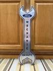 Ford Mechanic On Duty Sign Wrench Metal Oil Gas Parts Vintage Style Wall Decor
