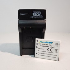 NP-BN1 Battery Charger Bundle For Sony Camera Premium Tech  Battery Tested