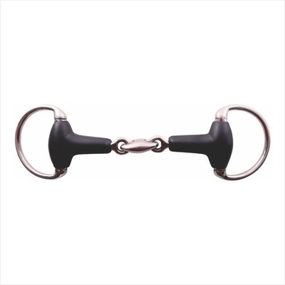AK Eggbutt Soft Rubber Double Jointed Rubber Coated Bit