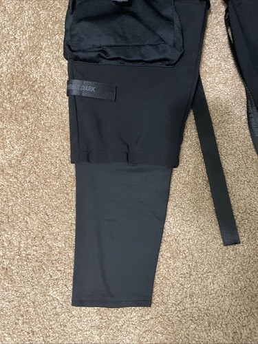 Boris Bidjan Saberi Black Tech Pants Cargo Streetwear 11BYBB’S Dark - 24” Inseam - Bild 2 von 14