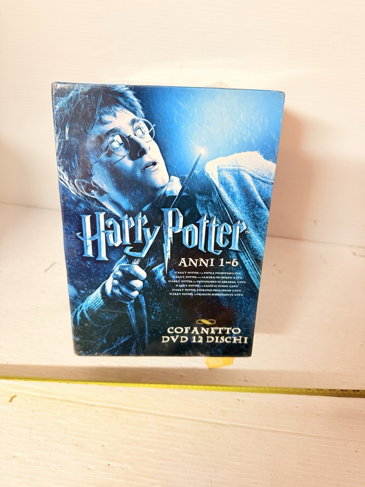 HARRY POTTER AÑOS 1-6 COFRE 12 DISCOS EXCELENTES CONDICIONES DVD COFRE