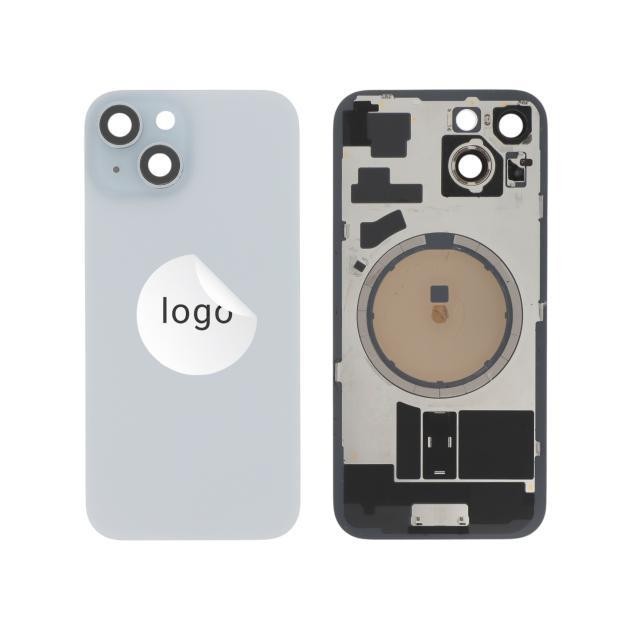 BACK COVER ORIGINALE PULLED LOGO COMPLETA PER APPLE IPHONE 15 COPERCHIO BATTERIA foto 3