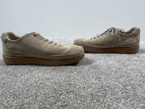 Birkenstock Shoes Mens Size 44 Suede Leather Comfort Casual Lace Up Portugal