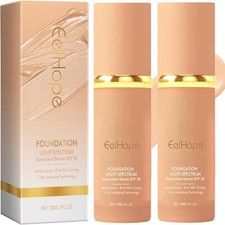 2Pcs Foundation Makeup 4 in 1, Make up 0.5 Fl Oz Pack of 2 , Beige