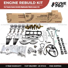 2AZ-FE 2.4L Complete Engine Rebuild Kit For Toyota Camry Highlander RAV4 Scion