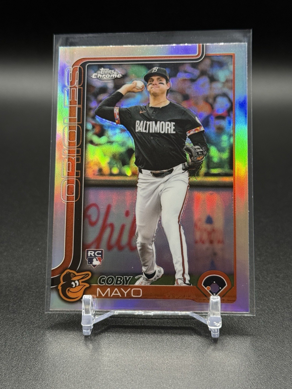 #120 Coby Mayo Refractor (RC) - 2025 Topps Chrome