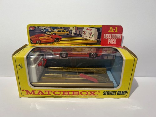 Matchbox A-1 Accessory Pack, Service Ramp, Boxed, Vintage, Original ...