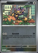 Pokemon ME02: Phantasmal Flames #078/094 Aipom Holo