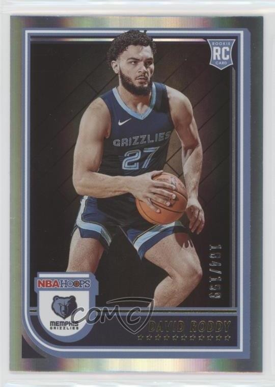 2022-23 Panini NBA Hoops Rookies Premium Box Set 184/199 David Roddy #253 e7o