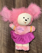 Vintage 1983 Mattel 8 Poochie Plush Puppy Dog I Love Cheerleading Dress