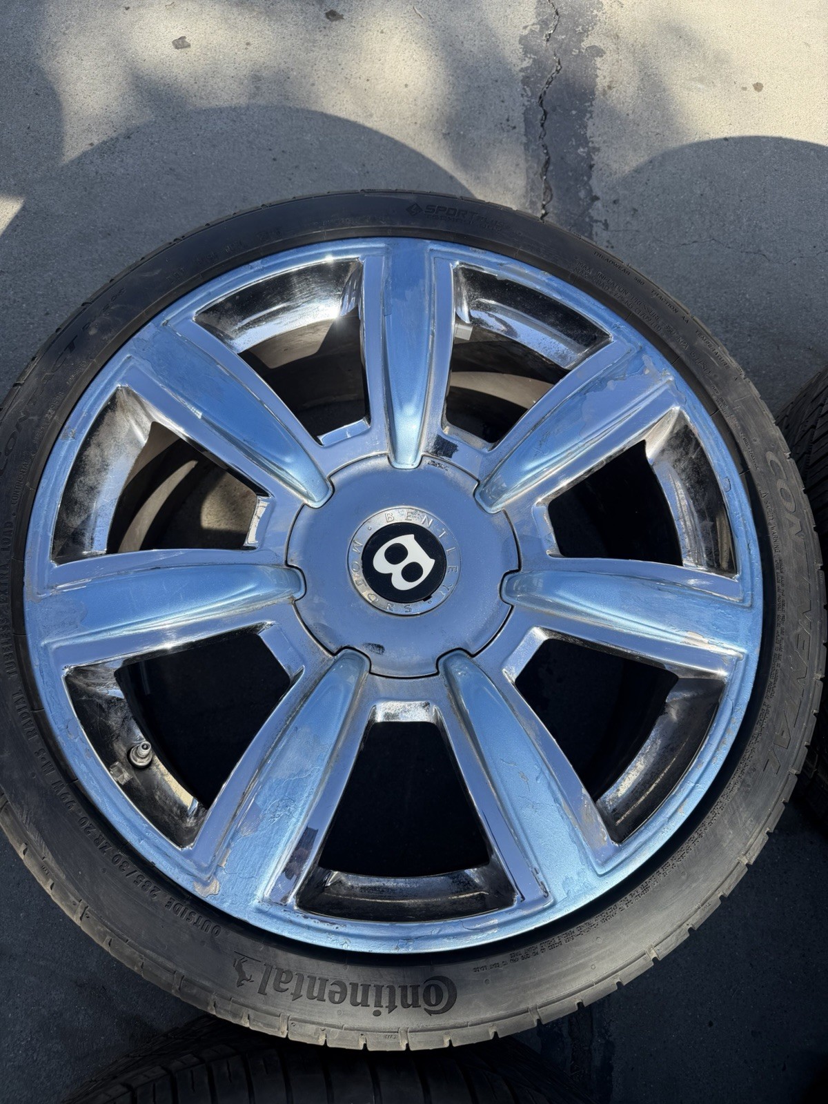 Bentley Continental 2004-2018 Wheels Set Chrome P/N 3W0601025S