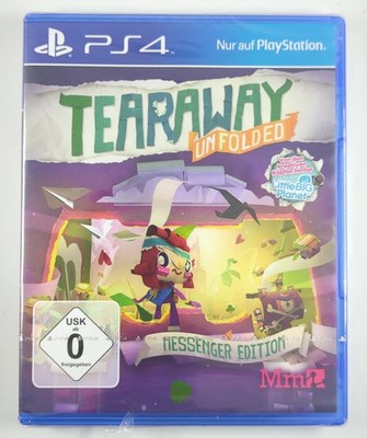 Tearaway: Unfolded - Messenger Edition (PS4) Neu, Media Molecule