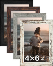 KINLINK 4x6 Picture Frames, Mix Color Photo Frames with 4x6,