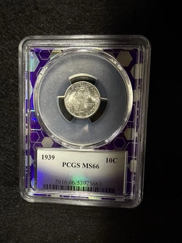 1939 Mercury Dime PCGS MS66 | Choice Gem Silver | Classic U.S. Coin