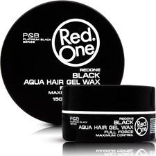 RedOne Black Aqua Hair Gel Wax 150ml 5.07 fl oz Edge Control Braid Gel