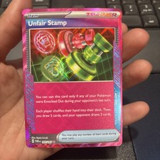 2024 Pokémon Unfair Stamp 165/167 Sv06: Twilight Masquerade Holo