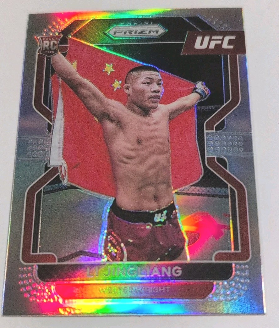 2022 Panini Prizm UFC - Li Jingliang #118 Silver Prizm (RC) Rookie