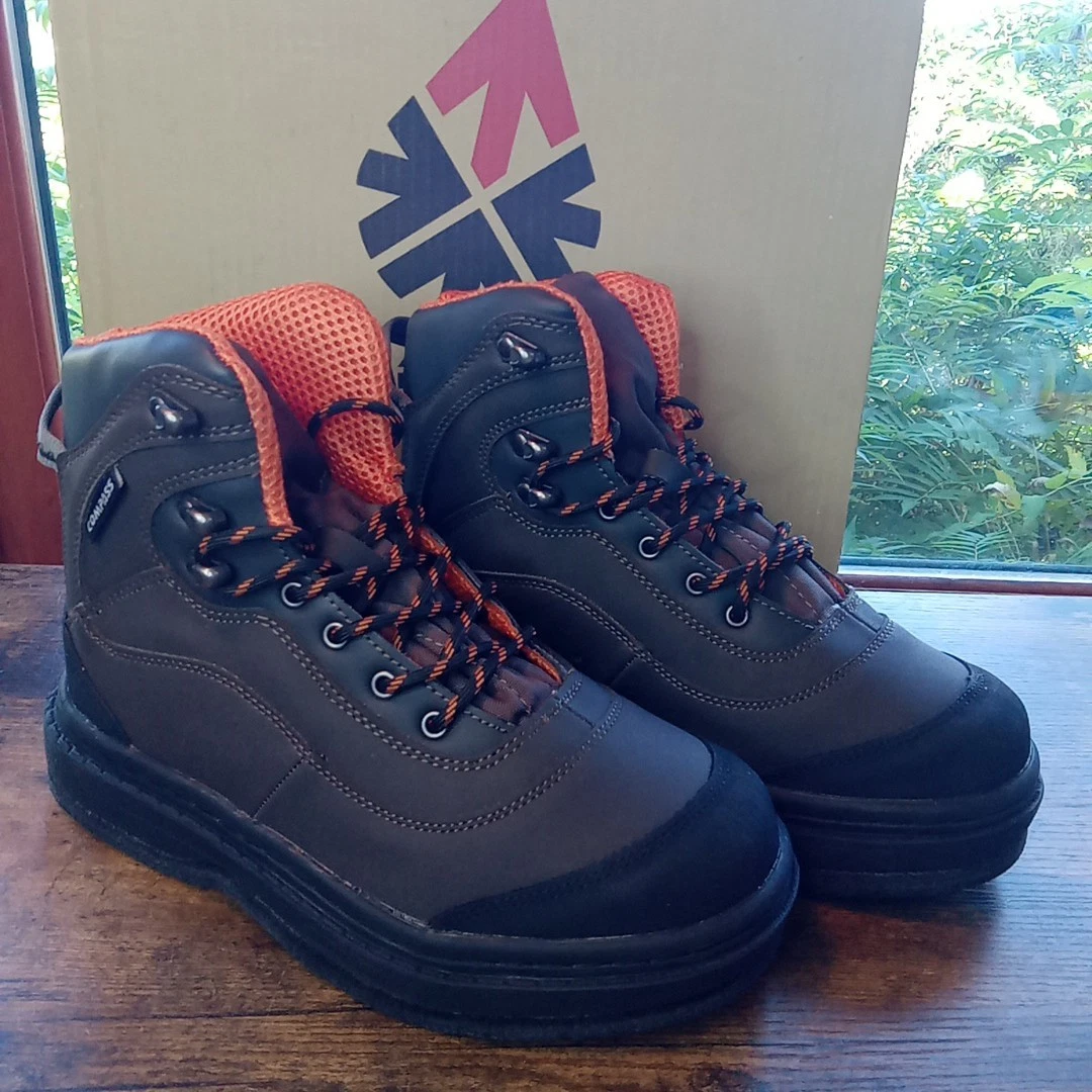 COMPASS 360 Tailwater II Cleat Sole Fly Fishing Wading Boots Men's US 7