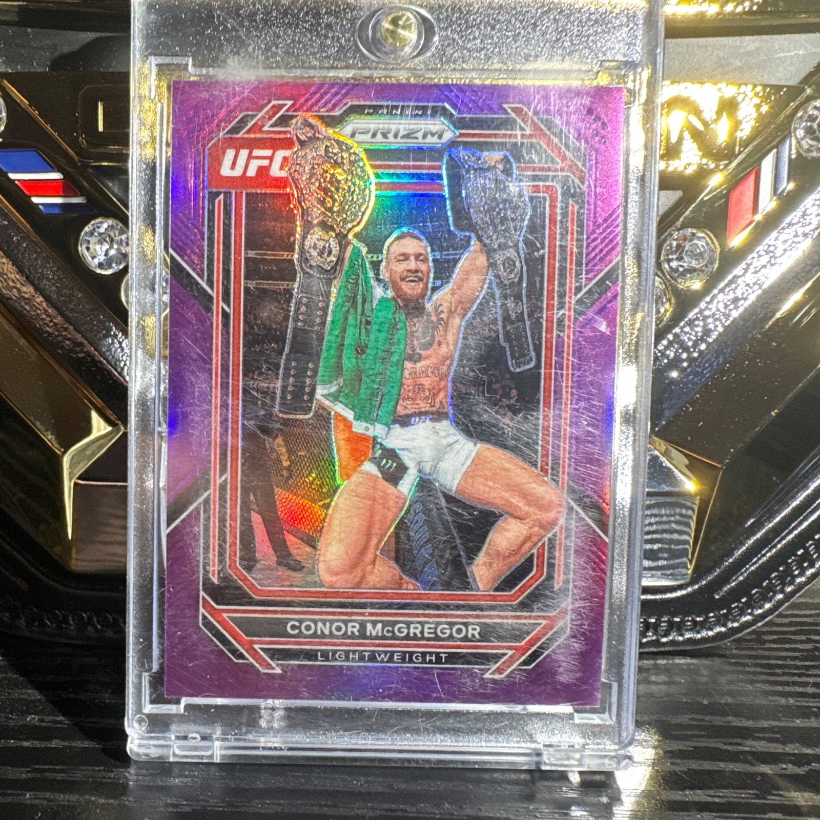 2023 Panini Prizm UFC Conor McGregor #125 Purple Prizm /149