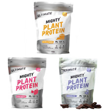 Mighty Vegan Protein Powder 510g -  Mixed Salted Caramel, Super Berry, Chocolate