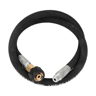 3FT Pressure Washer Whip Hose 3/8'' Jumper Hose with Swivel Steel Connector