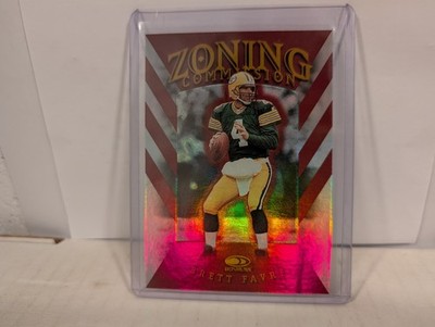 1996 DONRUSS BRETT FAVRE ZONING COMMISSION  INSERT #/5000 PACKERS SHARP CLEAN SP