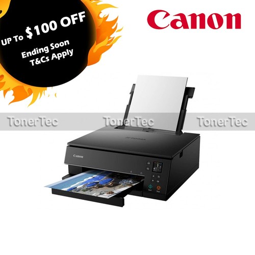 Canon PIXMA Home TS6360a Wireless 3-in-1 Inkjet Printer in Black Duplex Printing - Picture 1 of 1