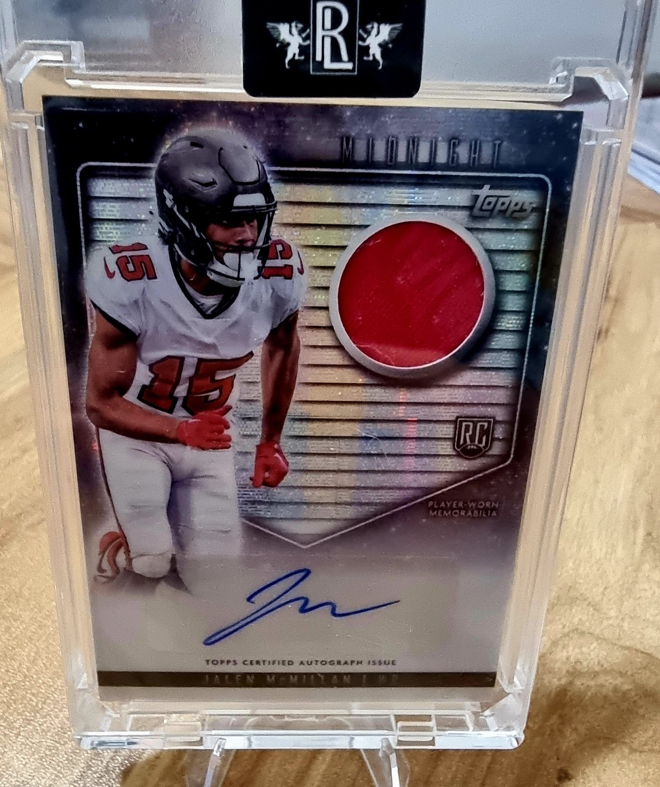 Jalen McMillan Topps Midnight Rookie Jersey Autographs #RJAJM Base