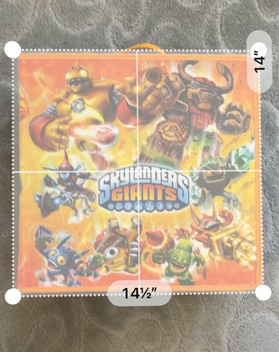SKYLANDERS GIANTS Tragetasche groß Tragetasche Aufbewahrungskoffer 14”x14” PowerA - Bild 4 von 4