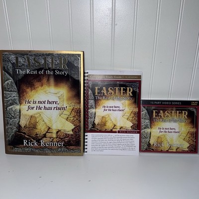 Rick Renner EASTER The Rest of the Story COMPLETE BUNDLE Book, DVD, Study Guide