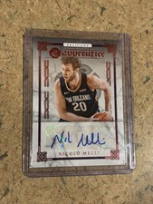 2019-20 Panini Chronicles - Apprentice Signatures Nicolo Melli #AP-NML Red