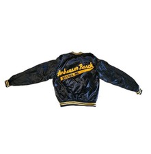 Vintage 80s Anheuser Busch Birdie Satin Jacket St Louis USA Made Large