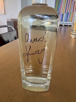 818 Tequila Reposado 100% Agave Azul Signed Collectible Bottle 750ml