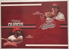 2005 Absolute Team Quads Joe Morgan Eric Davis George Foster Dave Concepcion 150