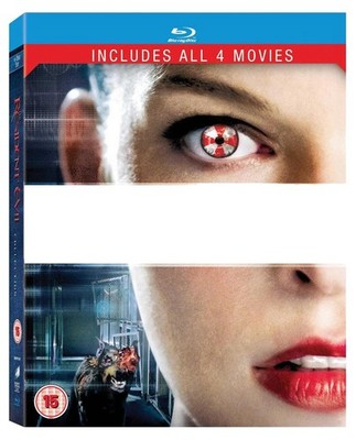 Resident Evil Collection 4 Filme Blu-ray Box Science-Fiction Horror