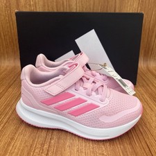 adidas Runfalcon 5 EL C Kids Size 12K Pink JP9402 Running Shoes Sneakers NEW