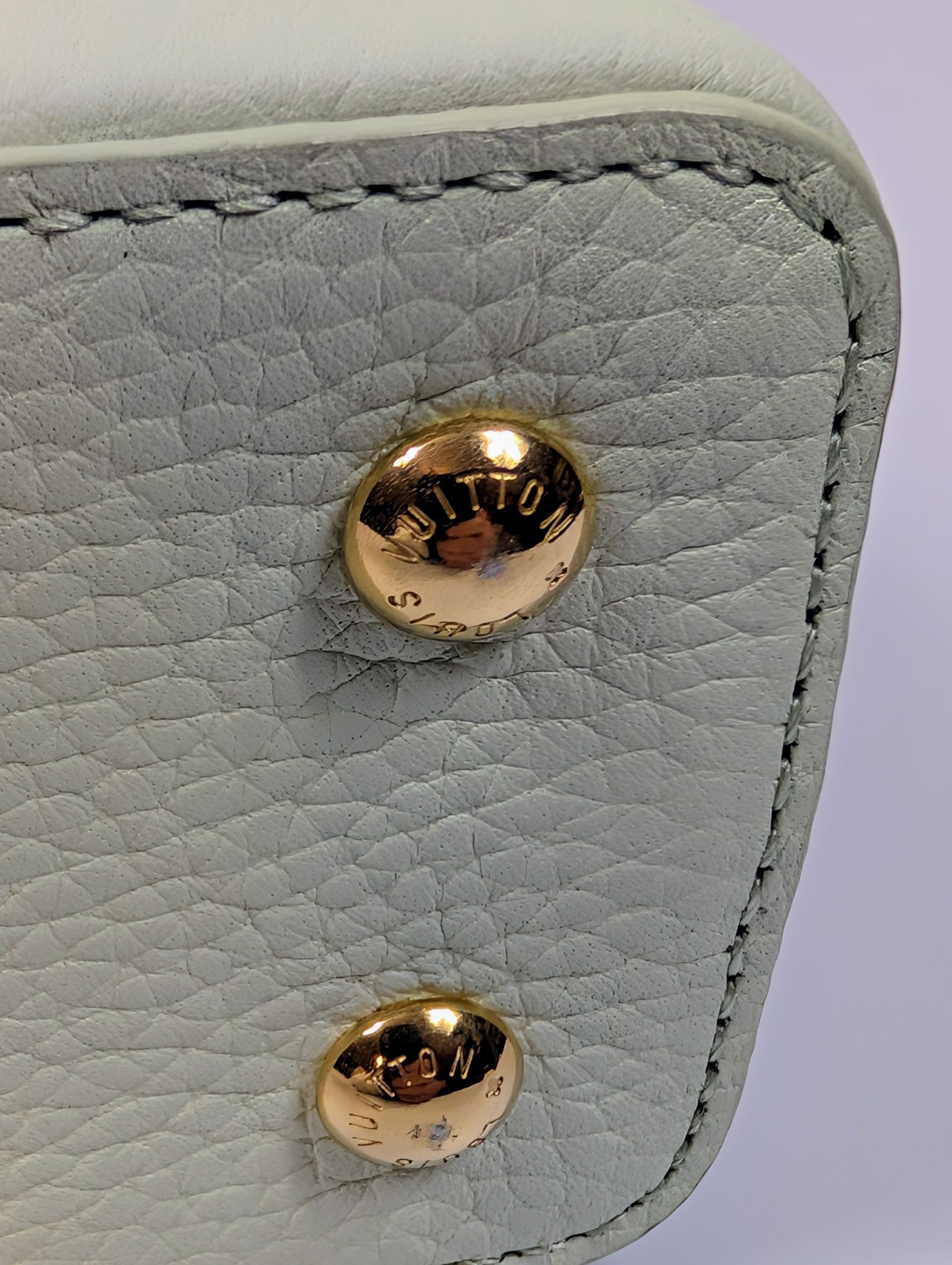 Louis Vuitton Rare Mint Capucines Mini Bag image 8