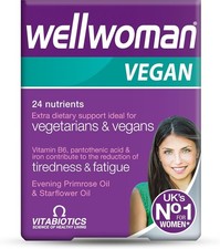 Vitabiotics Wellwoman Vegan Extra V Dietary Support 60 Tablets NEW