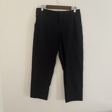 NWT Kirkland Women  s Size 8 Black Chino Pants Sporty Work Casual M5