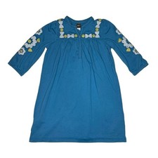 Tea Collection Embroidered Henley Dress