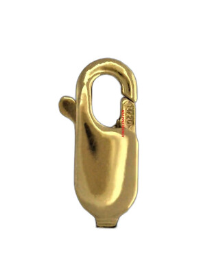 Fermoir Lobster (pince) Or Filled 14k Jaune 16mm - Pour Bracelet, Collier, Neuf Sous Emballage