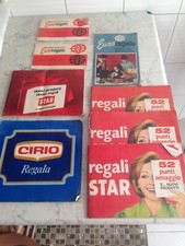 LOTTO 8 CATALOGHI REGALI E RACCOLTA PUNTI STAR  CIRIO EUROREGALO ANNI 60