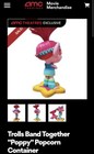 Trolls Band Together Poppy Popcorn Bucket NIP Sealed Pink AMC JT Movies New — photo 9