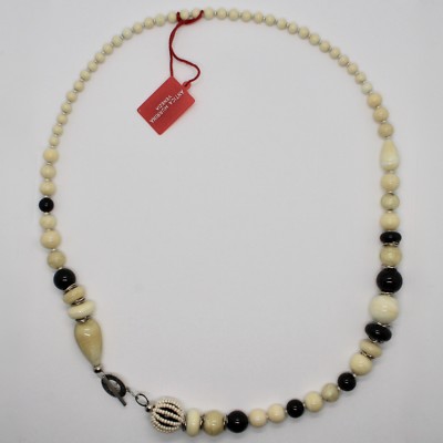 Collier Antica Murrina - Pendentif En Verre De Murano - Cordon Rouille - Occasion Parfait état