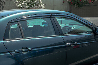 For 2004-2008 Acura TL Sedan Mugen Style Window Visor Vent Rain Guards Deflector