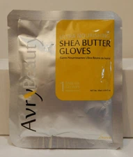 AvryBeauty Moisturizing Waterless Manicure Gloves - Shea Butter 1 Pair